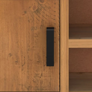 Έπιπλο Τηλεόρασης Καφέ 90 x 30 x 40 εκ. από Μασίφ Ξύλο Πεύκου - Pakobazaar