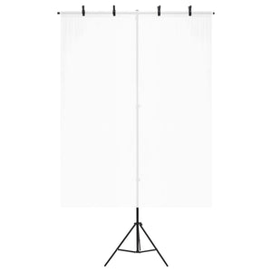Βάση Φόντου σε Σχήμα Τ Μαύρη 151x60x(70-200) εκ. - PAKOBAZAAR