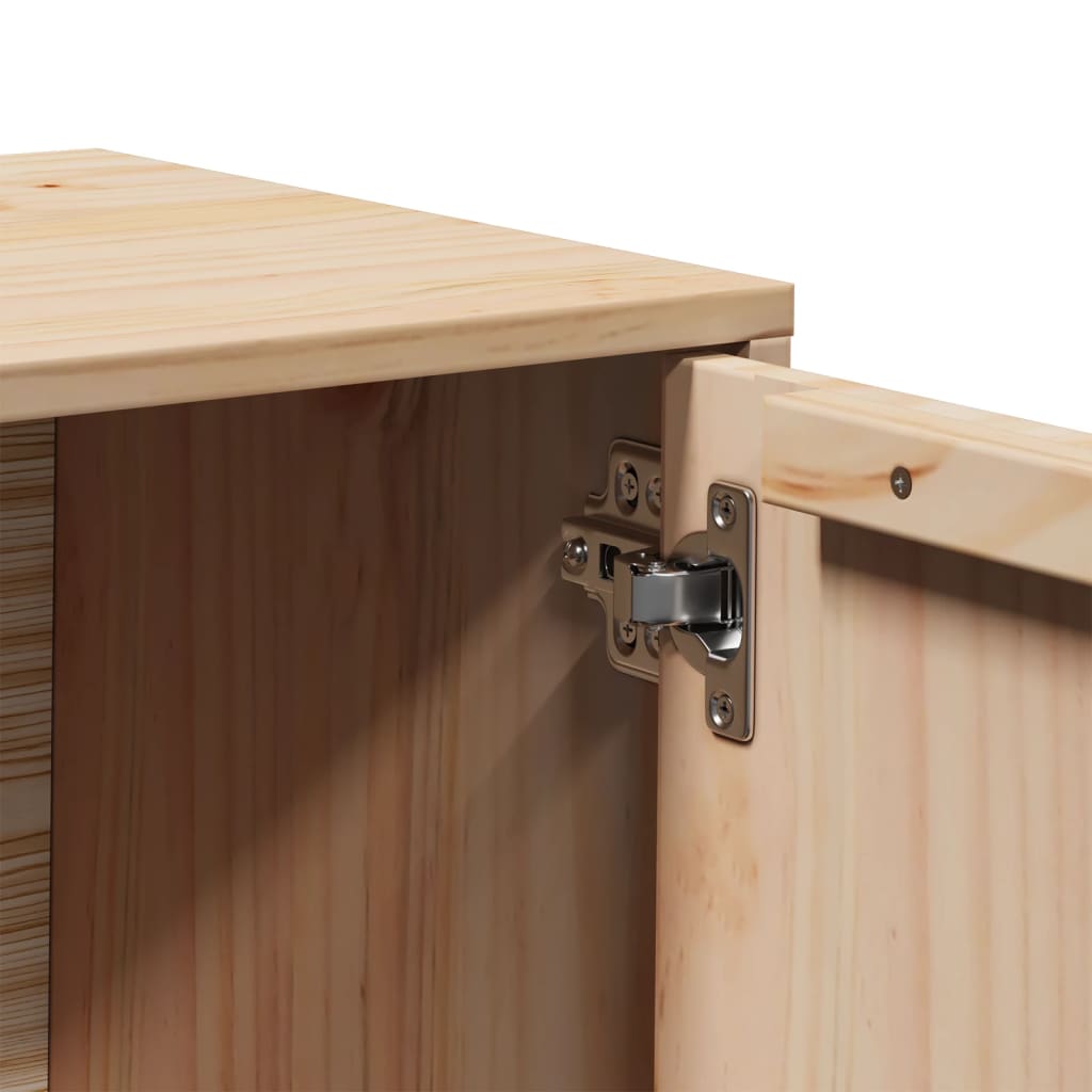 Έπιπλο Τηλεόρασης 80 x 34 x 40 εκ. από Μασίφ Ξύλο Πεύκου - Pakobazaar