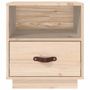 Κομοδίνα 2 τεμ. 40 x 34 x 45 εκ. από Μασίφ Ξύλο Πεύκου - Pakobazaar