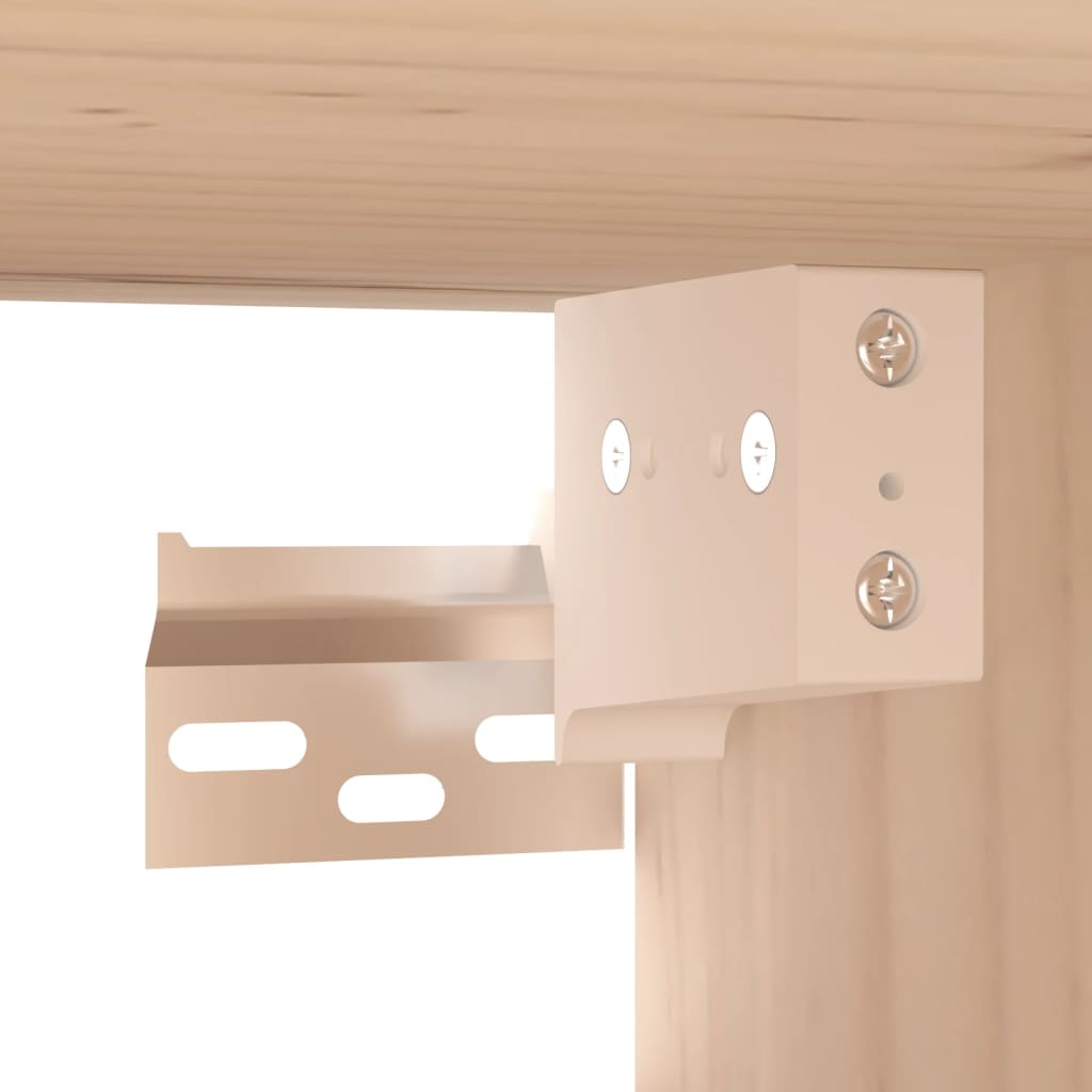 Ντουλάπι Τοίχου 80 x 30 x 30 εκ. από Μασίφ Ξύλο Πεύκου - Pakobazaar