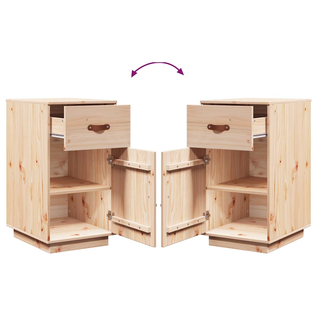 Ντουλάπι Γραφείου 40 x 50 x 75 εκ. από Μασίφ Ξύλο Πεύκου