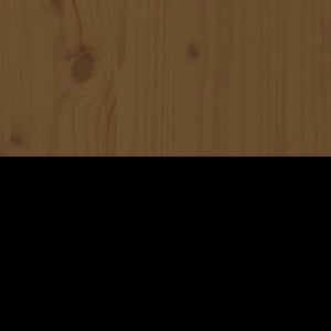 Ντουλάπι Καφέ Μελί 100 x 4 x 75 εκ. από Μασίφ Ξύλο Πεύκου