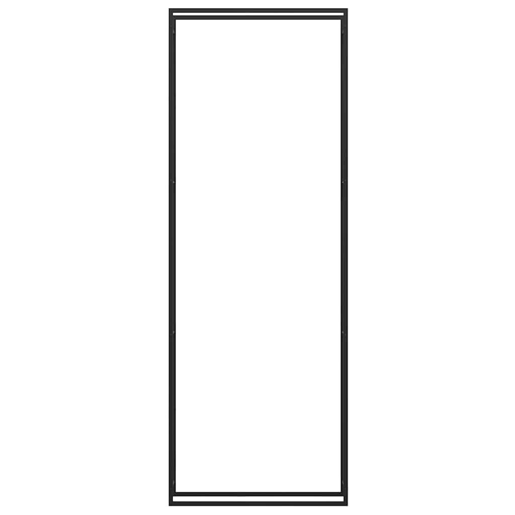 Ραφιέρα Καυσόξυλων Ματ Μαύρο 110x28x312 εκ. Ατσάλι