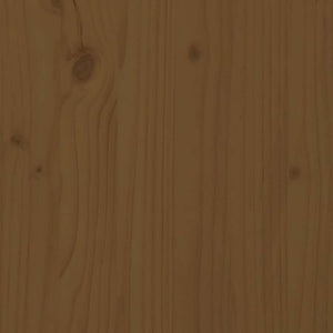 Βάση Γλάστρας Καφέ Μελί 104,5x25x109,5 εκ από Μασίφ Ξύλο Πεύκου