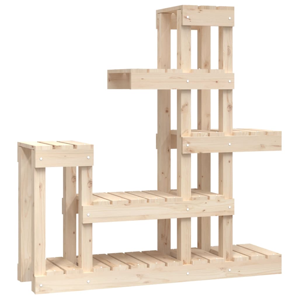 Βάση Γλάστρας 92 x 25 x 97 εκ. από Μασίφ Ξύλο Πεύκου