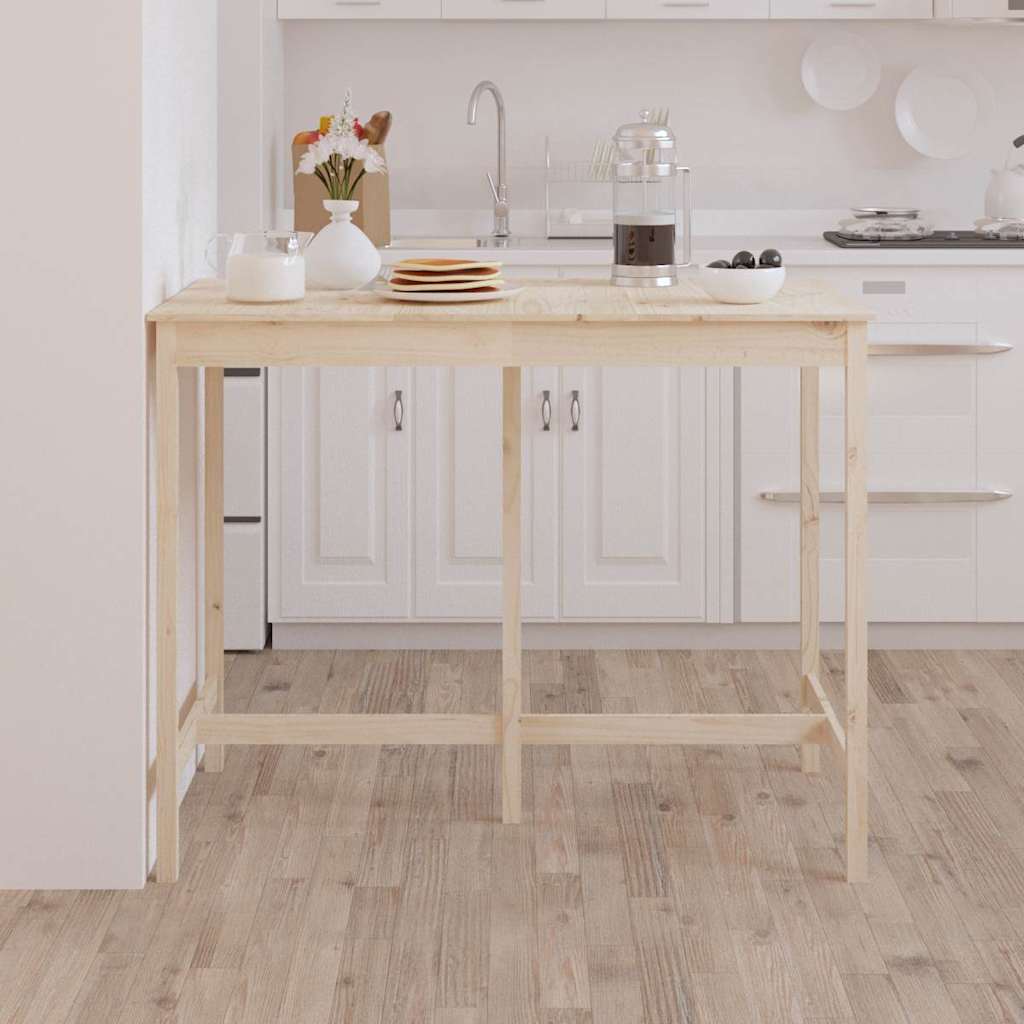 Τραπέζι Μπαρ 140x80x110 εκ. από Μασίφ Ξύλο Πεύκου - Pakobazaar