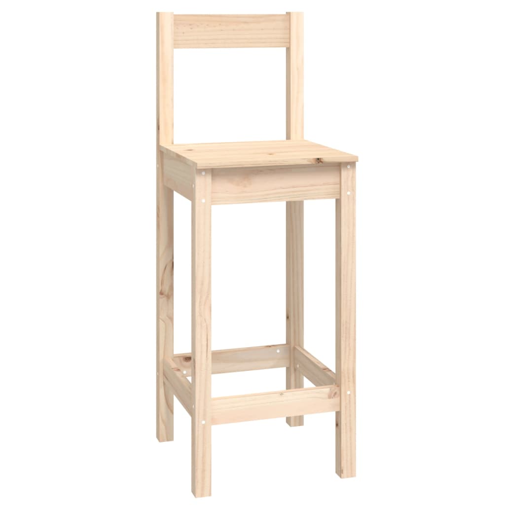 Σετ Επίπλων Μπαρ 9 Τεμαχίων από Μασίφ Ξύλο Πεύκου - Pakobazaar