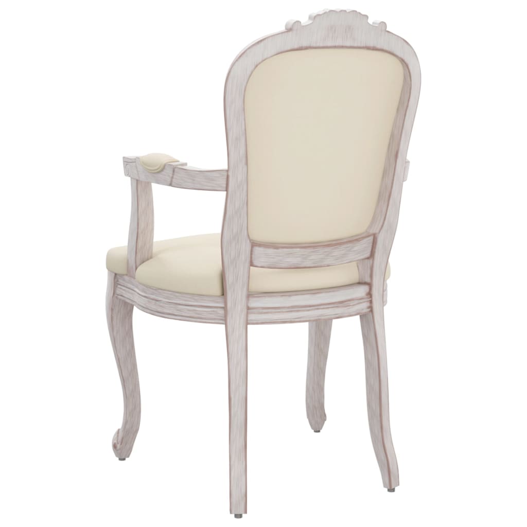 Καρέκλα Τραπεζαρίας Μπεζ 62 x 59,5 x 100,5 εκ. Λινή - Pakobazaar