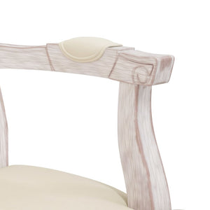 Καρέκλα Τραπεζαρίας Μπεζ 62 x 59,5 x 100,5 εκ. Λινή - Pakobazaar
