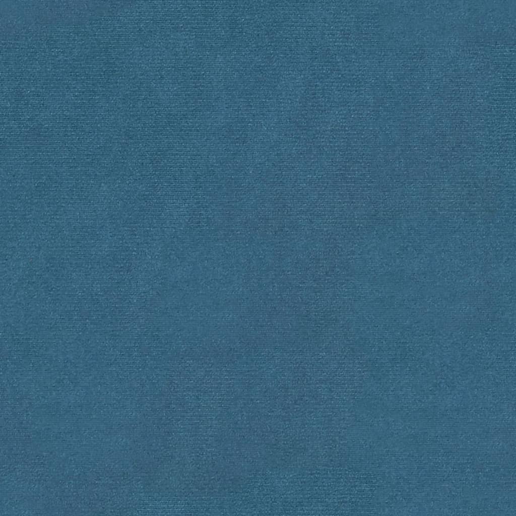 Καρέκλα Τραπεζαρίας Μπλε 62 x 59,5 x 100,5 εκ. Βελούδινη