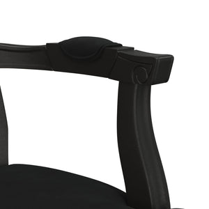 Καρέκλα Τραπεζαρίας Μαύρη 62 x 59,5 x 100,5 εκ. Βελούδινη - Pakobazaar