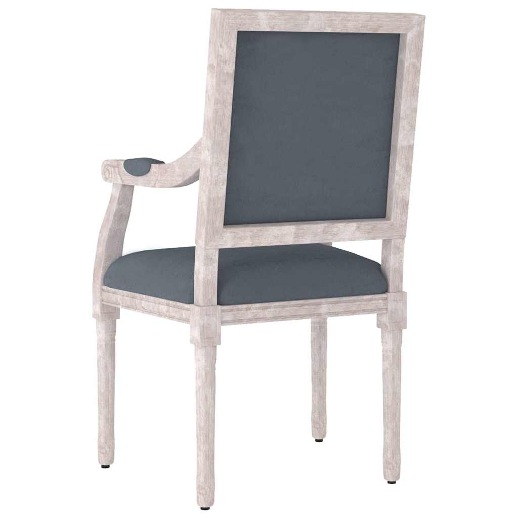 Πολυθρόνα Σκούρο Γκρι 54 x 59 x 99 εκ. Βελούδινη