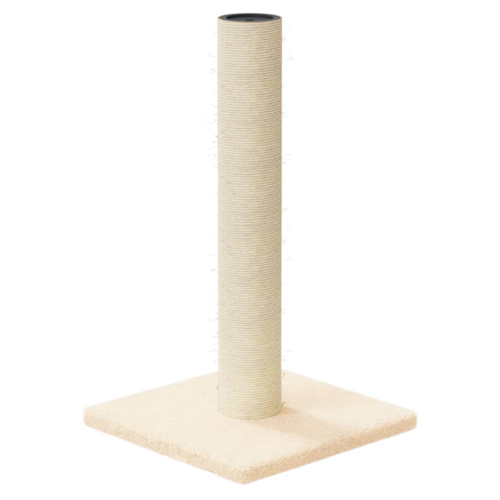Στύλος Ξυσίματος για Γάτες Κρεμ 22 x 22 x 45 εκ. - Pakobazaar