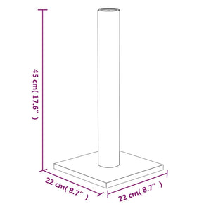 Στύλος Ξυσίματος για Γάτες Σκούρο Γκρι 22 x 22 x 45 εκ. - Pakobazaar