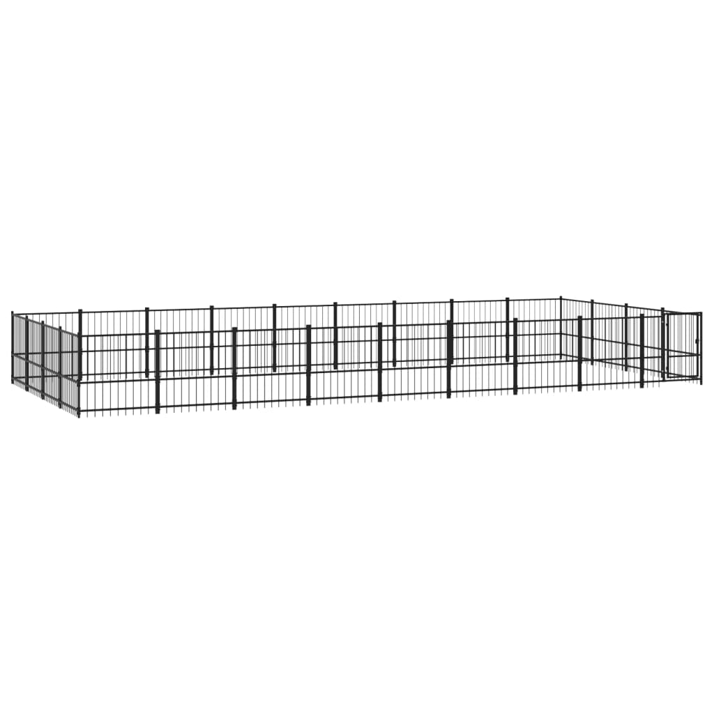 Κλουβί Σκύλου Εξωτερικού Χώρου 33,87 μ² από Ατσάλι - Pakobazaar