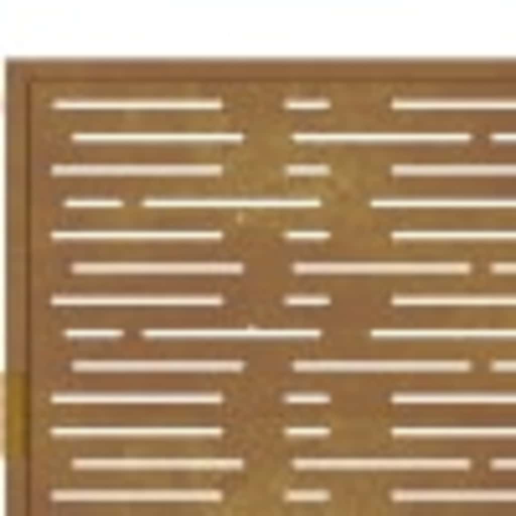 Πόρτα Κήπου Τετράγωνη 100x200 εκ. από Ατσάλι Corten