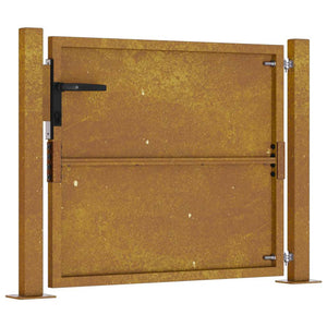 Πόρτα Κήπου από Ατσάλι Corten 100x75 εκ. - PAKOBAZAAR
