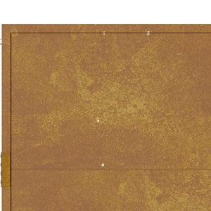 Πόρτα Κήπου από Ατσάλι Corten 100x75 εκ. - PAKOBAZAAR