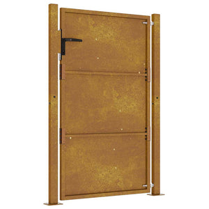 Πόρτα Κήπου 100x125 εκ. από Ατσάλι Corten - PAKOBAZAAR