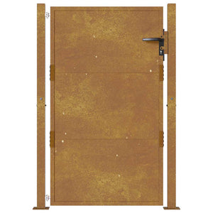 Πόρτα Κήπου 100x150 εκ. από Ατσάλι Corten