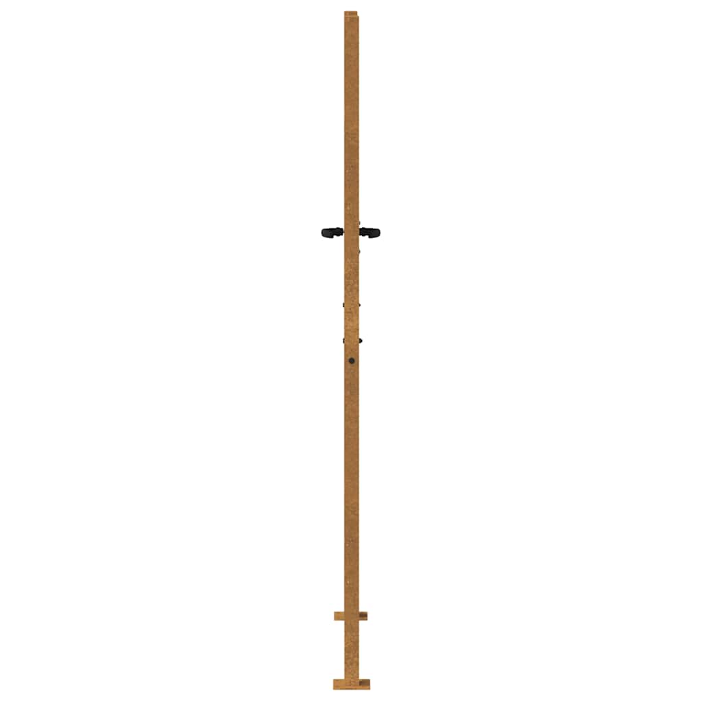 Πόρτα Κήπου 100x175 εκ. από Ατσάλι Corten - Pakobazaar