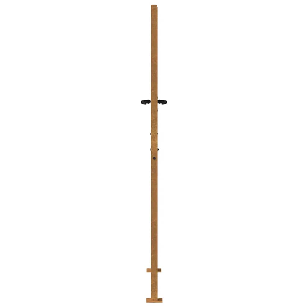 Πόρτα Κήπου από Μπαμπού με Σχέδιο Ατσάλι Corten 100 x 200 εκ. - PAKOBAZAAR