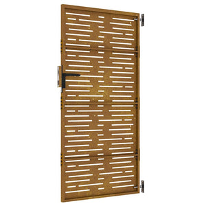 Πόρτα Κήπου Τετράγωνη 85x175 εκ. από Ατσάλι Corten - PAKOBAZAAR