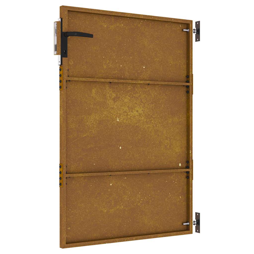 Πόρτα Κήπου 85x125 εκ. από Ατσάλι Corten - PAKOBAZAAR