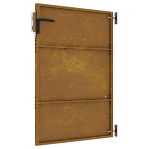 Πόρτα Κήπου 85x125 εκ. από Ατσάλι Corten - PAKOBAZAAR
