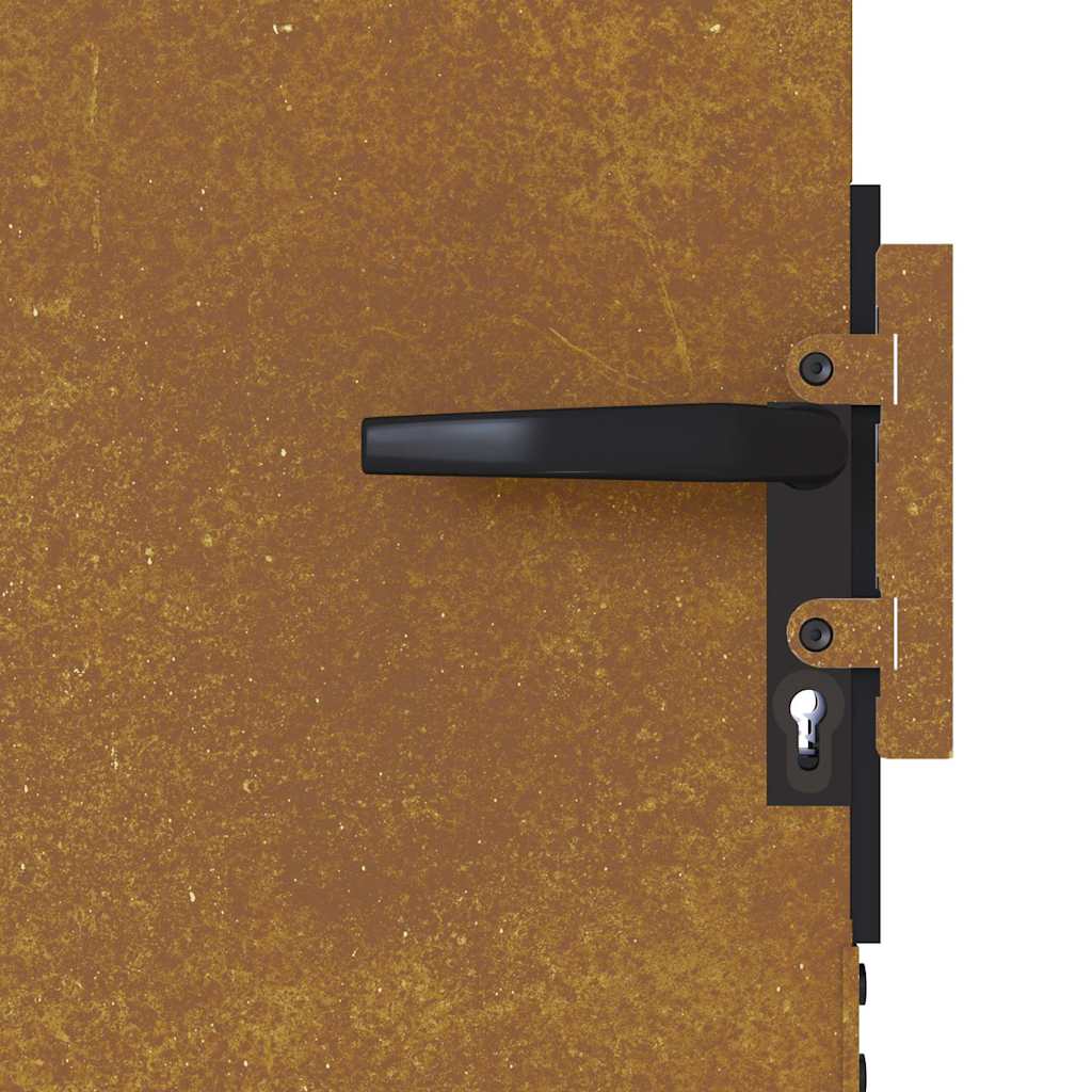 Πόρτα Κήπου 85x150 εκ. από Ατσάλι Corten