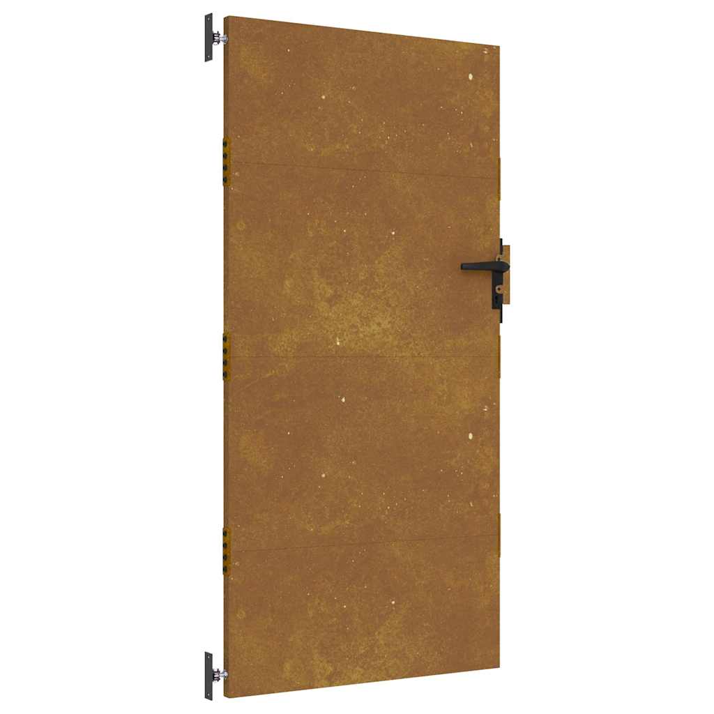 Πόρτα Κήπου 85x175 εκ. από Ατσάλι Corten