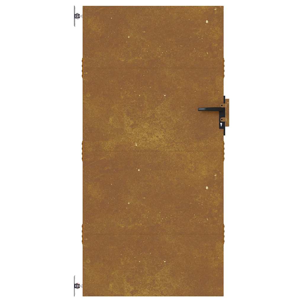 Πόρτα Κήπου 85x175 εκ. από Ατσάλι Corten