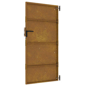 Πόρτα Κήπου 85x200 εκ. από Ατσάλι Corten - Pakobazaar