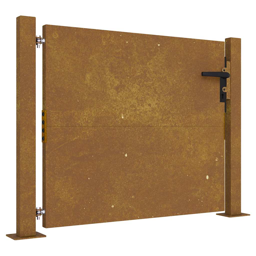 Πόρτα Κήπου από Ατσάλι Corten 100x75 εκ. - PAKOBAZAAR