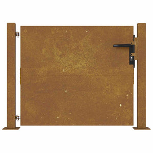 Πόρτα Κήπου από Ατσάλι Corten 100x75 εκ. - PAKOBAZAAR