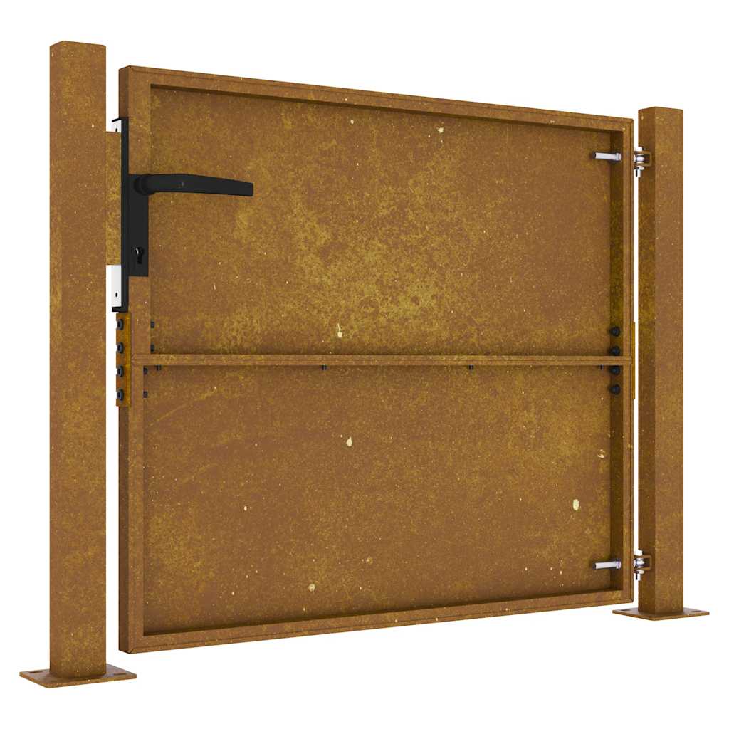Πόρτα Κήπου από Ατσάλι Corten 100x75 εκ. - PAKOBAZAAR
