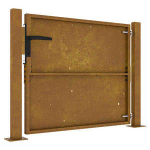 Πόρτα Κήπου 100x100 εκ. από Ατσάλι Corten - PAKOBAZAAR