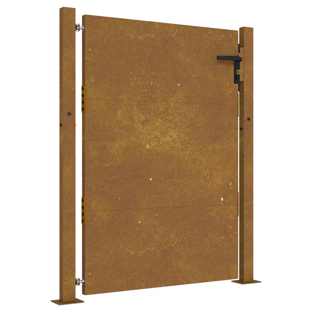 Πόρτα Κήπου 100x125 εκ. από Ατσάλι Corten - PAKOBAZAAR