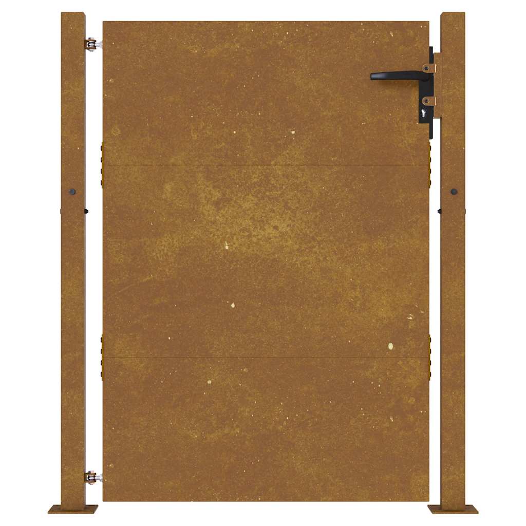 Πόρτα Κήπου 100x125 εκ. από Ατσάλι Corten - PAKOBAZAAR