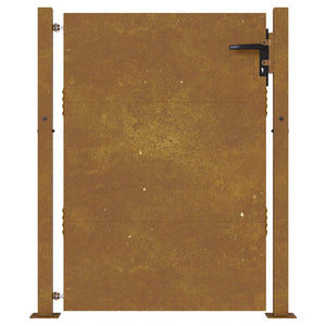 Πόρτα Κήπου 100x125 εκ. από Ατσάλι Corten - PAKOBAZAAR