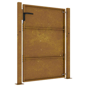 Πόρτα Κήπου 100x125 εκ. από Ατσάλι Corten - PAKOBAZAAR
