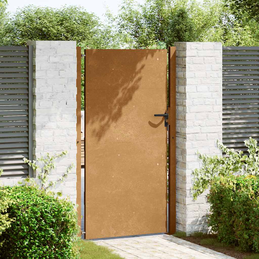 Πόρτα Κήπου 100x175 εκ. από Ατσάλι Corten
