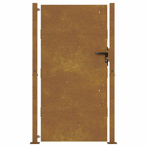 Πόρτα Κήπου 100x200 εκ. από Ατσάλι Corten - Pakobazaar