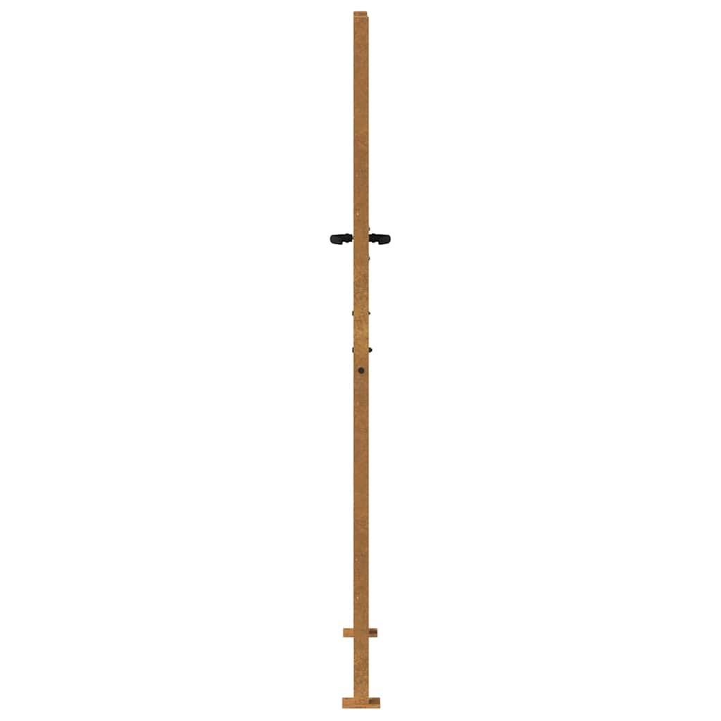 Πόρτα Κήπου 100x200 εκ. από Ατσάλι Corten - Pakobazaar