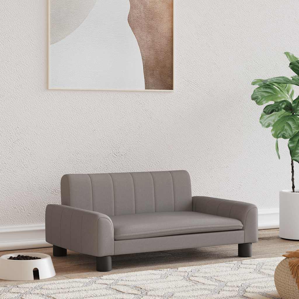 Κρεβάτι Σκύλου Taupe 90 x 53 x 30 εκ. Υφασμάτινο - PAKOBAZAAR