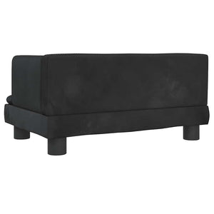 Κρεβάτι Σκύλου Μαύρο 60 x 40 x 30 εκ. Βελούδινο - Pakobazaar