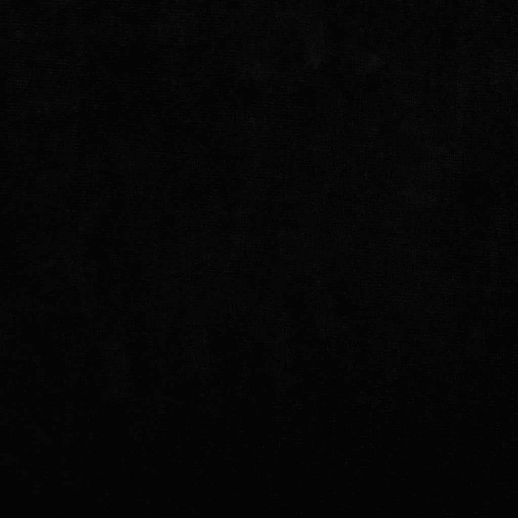 Κρεβάτι Σκύλου Μαύρο 50 x 40 x 26,5 εκ. Βελούδινο - PAKOBAZAAR