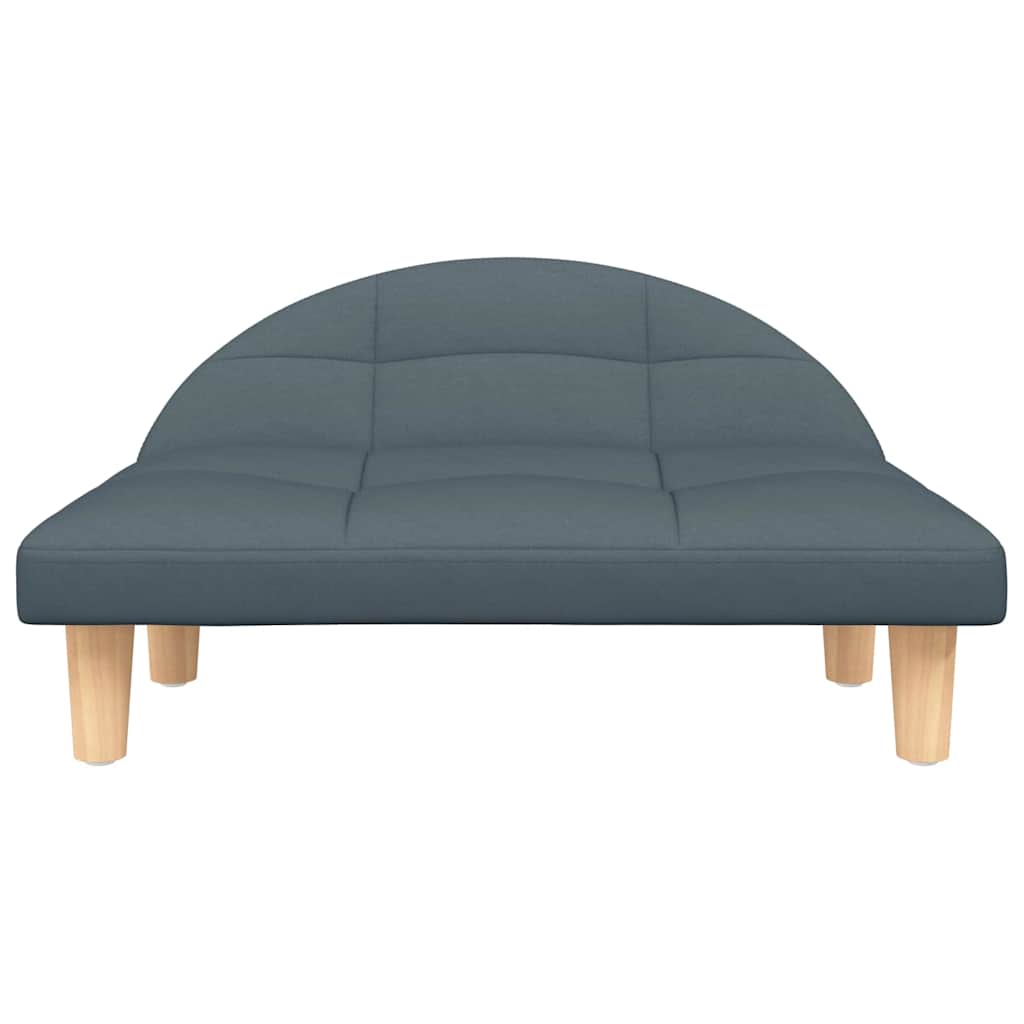 Κρεβάτι Σκύλου Σκούρο γκρι 70x52x30 εκ. Υφασμάτινο - PAKOBAZAAR