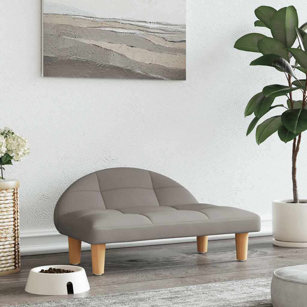 Κρεβάτι Σκύλου Taupe 70 x 52 x 30 εκ. Υφασμάτινο - PAKOBAZAAR